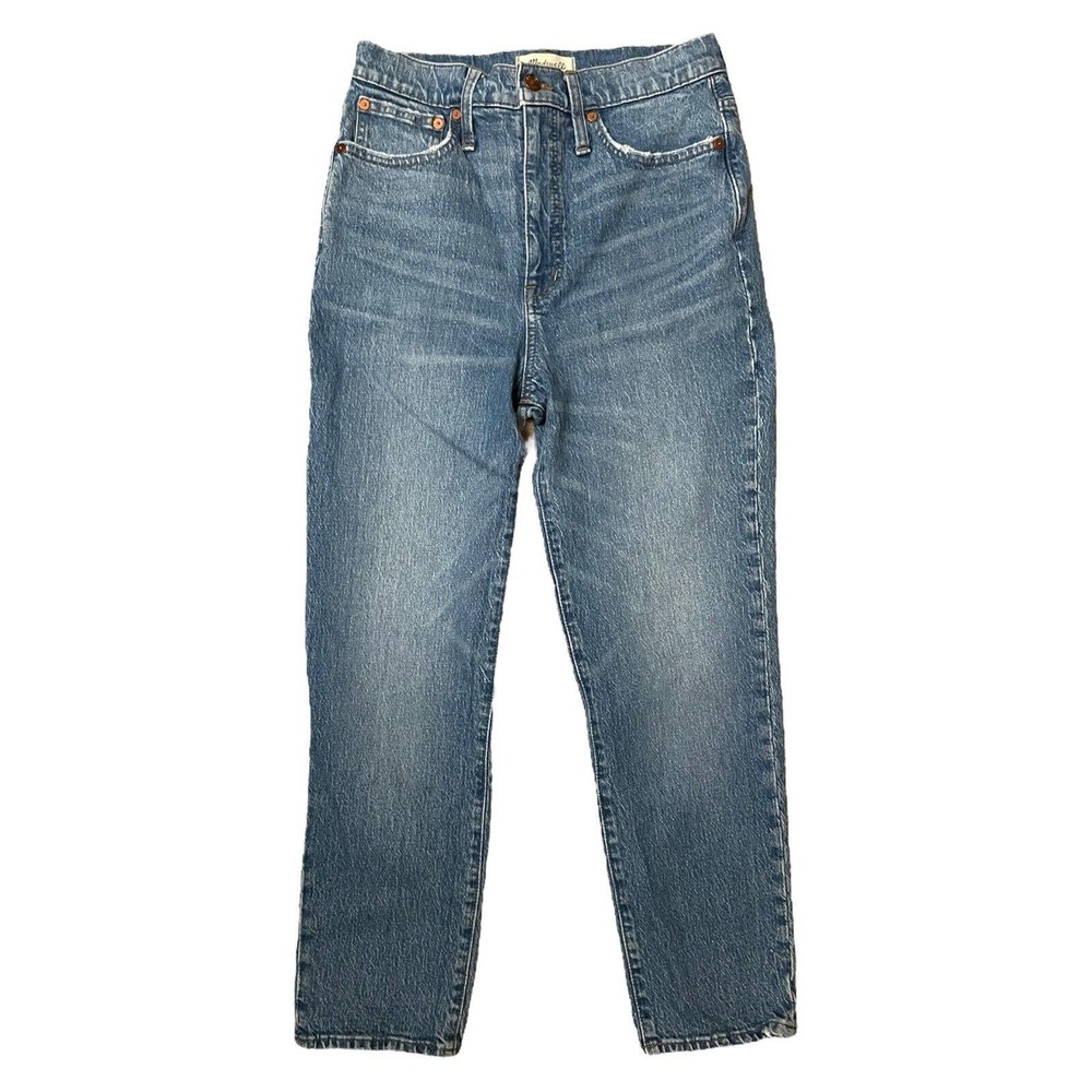 Madewell Classic Straight Jeans High Rise Medium Wash Size 27